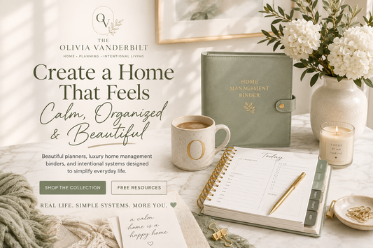 The Olivia Vanderbilt Home Management Binder (Printable PDF)
